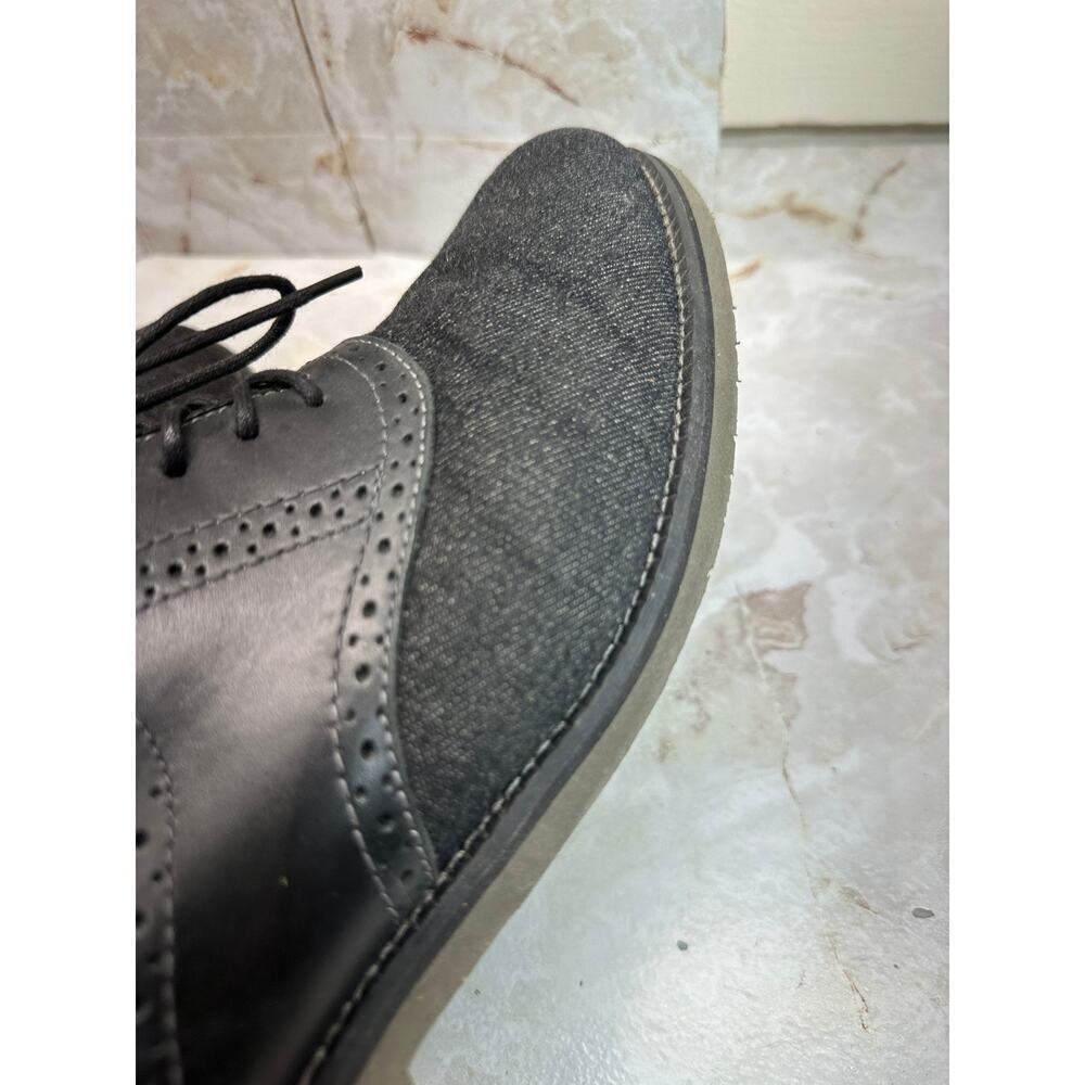 G.H.Bass & Co Denim fabric and leather Bass-Eli men shoes size‎ 10M - Picture 5 of 10